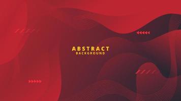 Abstract Gradient Dark Red liquid Wave Background vector