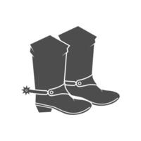 vaquero logo icono diseño vector