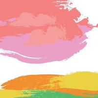 Vector abstract artistic graphic colorful ink drops, textures, background template