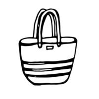 Large bag. Vector clipart