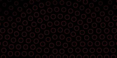 Dark Red, Yellow vector template with circles.