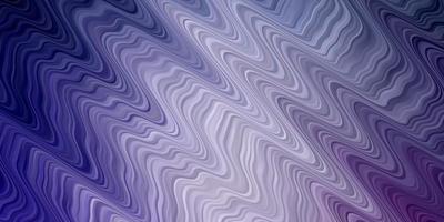 Light Purple vector background with bent lines.