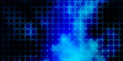 Dark BLUE vector layout with circle shapes.