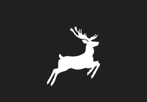this is a deer icon design vector