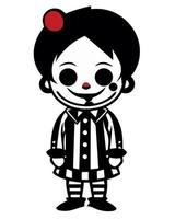 Young Clown Boy vector