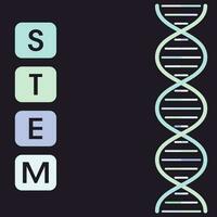 STEM Science Technology Engineering and Mathematics vector illustration background graphic