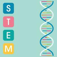 vástago Ciencias tecnología Ingenieria y matemáticas vector ilustración antecedentes gráfico