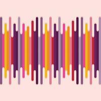 Static radio feed in abstract colored paint lines vector illustration background