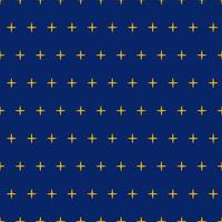 Dark seamless pattern decoreted yellow stars polka navy background for textile, sky background. Star sky design template. Vector illustration wallpaper, wrap, fabric, textile, cloth or packaging