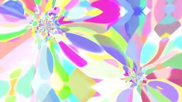 Digital Rendering Abstract Hypnotic Background video