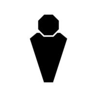 usuario icono vector. persona ilustración signo. cuenta símbolo. cliente logo. vector