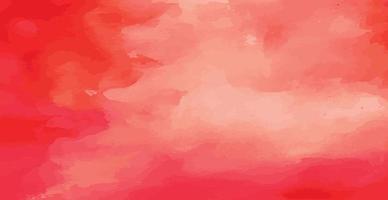 Abstract watercolor background red and white paper texture, colorful watercolor grunge - Vector