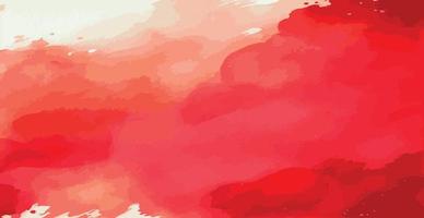 Abstract watercolor background red and white paper texture, colorful watercolor grunge - Vector