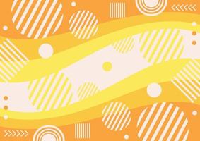 yellow background abstract concept for banner poster web landing with yellow theme vector