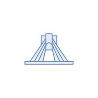 iran landmarks vector for website, UI Essential, symbol, presentation