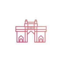 mumbai landmarks vector for website, UI Essential, symbol, presentation