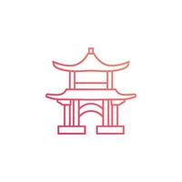 china landmarks vector for website, UI Essential, symbol, presentation