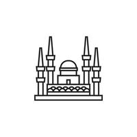 istanbul landmarks vector for website, UI Essential, symbol, presentation