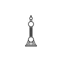 shanghai landmarks vector for website, UI Essential, symbol, presentation