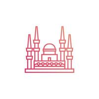 istanbul landmarks vector for website, UI Essential, symbol, presentation