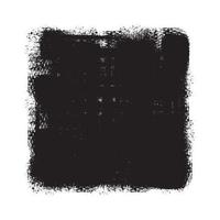 Grunge background. Grunge frame. Grunge border. Grunge black square on white background. vector