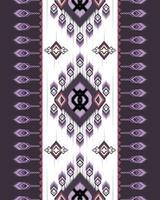 Geometric Ethnic pattern vector. African, American, Mexican, Western Aztec motif striped and bohemian pattern. designed for background,wallpaper,print, carpet,wrapping,tile,batik.vector illustratoin. vector