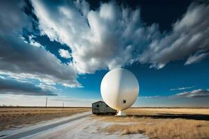 clima globo. neural red ai generado foto