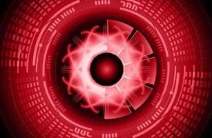 Modern Cybersecurity Eye on Technology Background vector