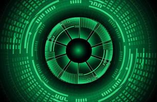 Modern Cybersecurity Eye on Technology Background vector