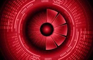 Modern Cybersecurity Eye on Technology Background vector