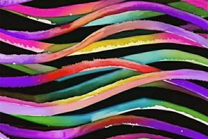 Moving colorful lines of abstract background vector