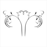 Beautiful floral ornament vector