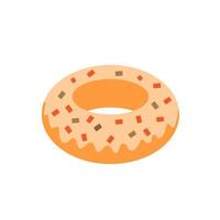 Donut icon vector. dessert illustration sign. sweet symbol. Cake logo. vector