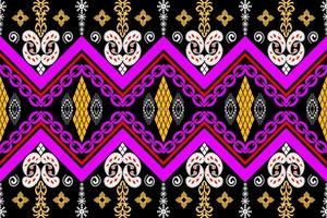 Geometric ethnic oriental traditional art pattern.Figure tribal embroidery style.Design for ethnic background,wallpaper,clothing,wrapping,fabric,element,sarong,vector illustration vector