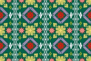 Geometric ethnic oriental traditional art pattern.Figure tribal embroidery style.Design for ethnic background,wallpaper,clothing,wrapping,fabric,element,sarong,vector illustration vector