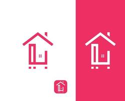 Modern House or building logo template vector