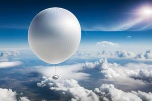 Weather Balloon. Neural network photo