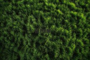 Top down view of grass texture. photo