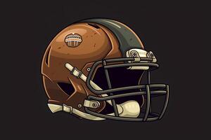 American football illustration. photo