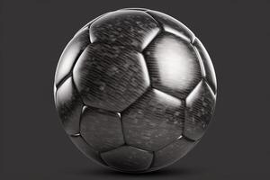 Isolated soccer ball. photo