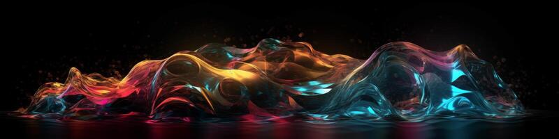 abstract poster music dream waves gradients photo