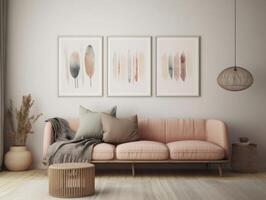 minimal boho wall art photo