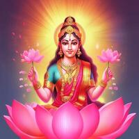 maha lakshmi images download mah laxmi goddess on lotus images photo