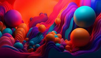 colorful different shapes image photo