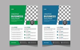 Modern Fresh Business Flyer Template vector