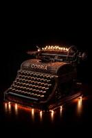Image of typewriter old designer typewriter photo