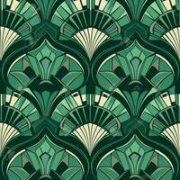 design art deco green pattern photo