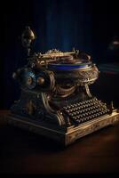 typewriter old designer typewriter photo