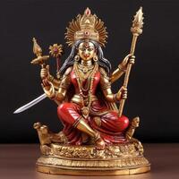 image of santoshi mata sculpture image photo