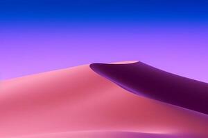 image of Classic gradient of blue and purple color digital landscape photo